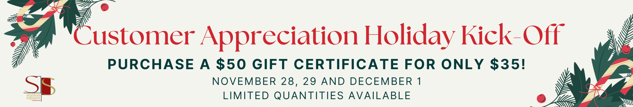 Customer Appreciation Holiday Kick-Off (3550 x 600 px)